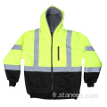 Veste réfléchissante de sécurité de la construction de classe 3 High VIS